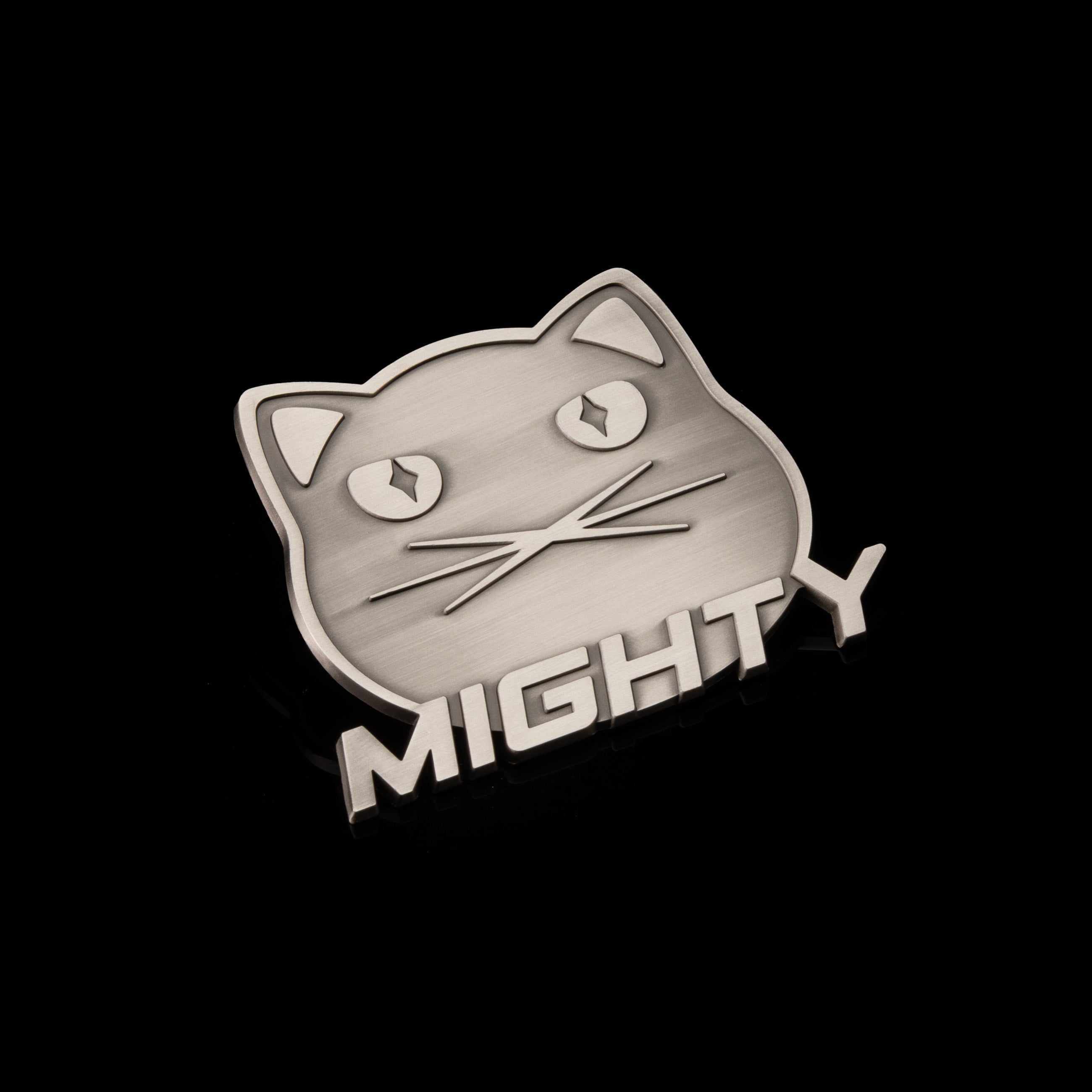 Mighty-Cat Metal Emblem