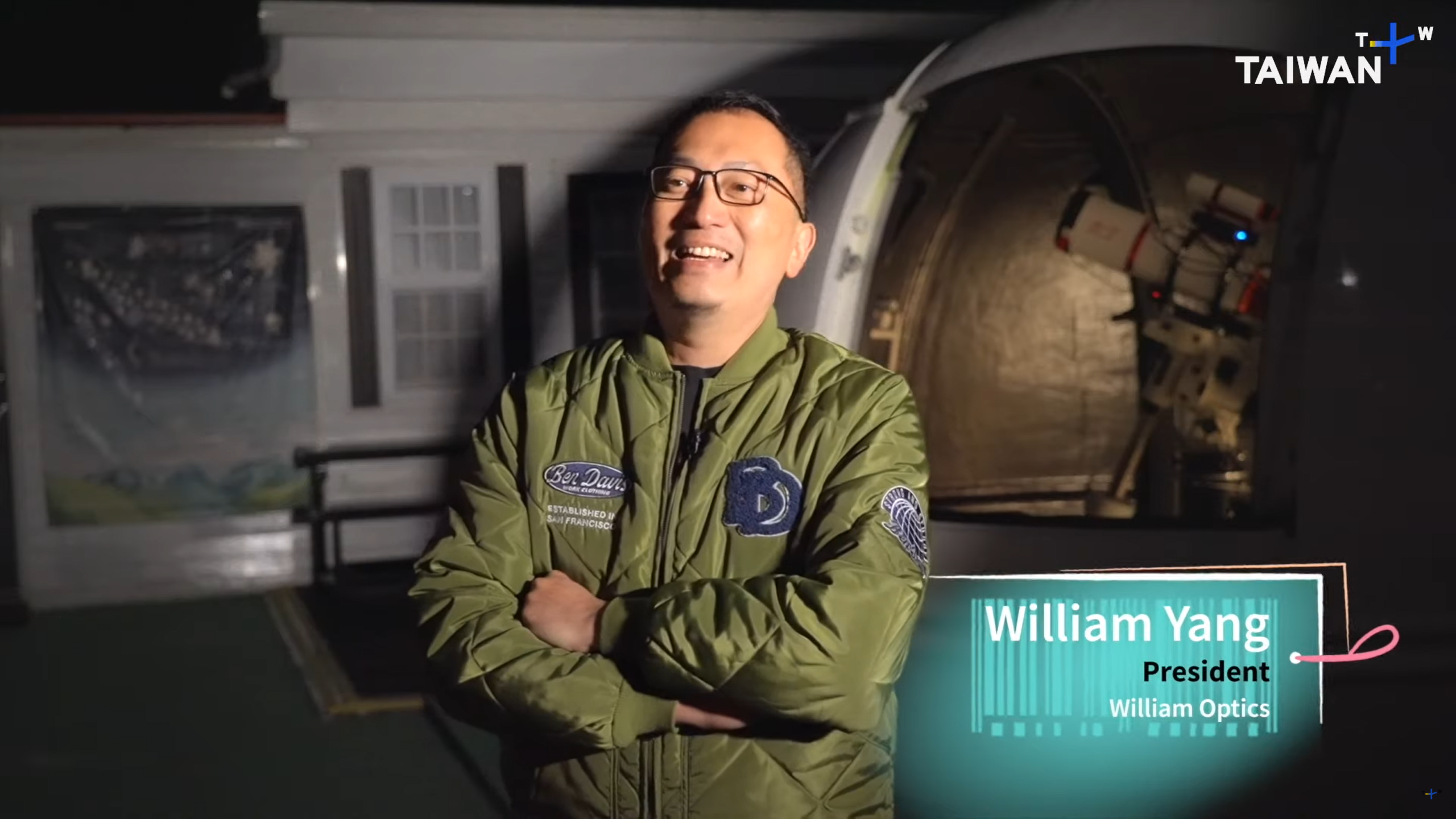 William Optics Featured in TaiwanPlus Documentary